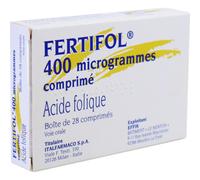 Italfarmaco Fertifol 400 Microgrammes Acide Folique 28 Comprimés