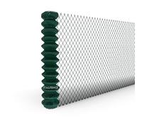 Italfence - Grillage simple torsion avec picots défensifs, galvanisé et plastifié, Clôture de jardin, 25m (Toutes les hauteurs) [Ø2,40mm, 150cm]