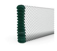 Italfence - Grillage simple torsion, galvanisé et plastifié, sans picots défensifs, Clôture de jardin, 25m (Toutes les hauteurs) [Ø2,70mm, 125cm]