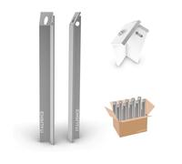 Italfence - Jambe de force pour Clôture, galvanisé (Toutes les hauteurs) [H 150cm, 25x25x3mm, 25 pièces]