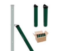 Italfence - Jambe de force rond pour Clôture, plastifié vert (Toutes les hauteurs) [H 200cm, Ø38mm, 5 pièces]