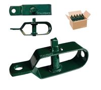 Italfence - Tendeur de Clôture, acier plastifié, 25 pièces