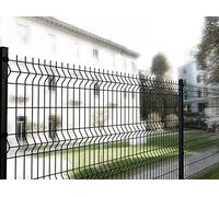 ITALFROM - Grillage Fine Maille pour Jardin (200 x H172) Grillage Rigide Galvanisé Petite Maille Gris (2288)