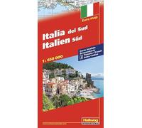 Italia del sud-Italien sud 1:650.000. Ediz. bilingue