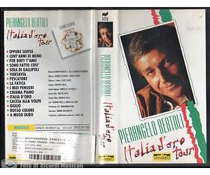 ITALIA D'ORO TOUR by PIERANGELO BERTOLI (VHS)