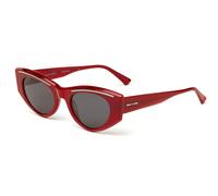 Italia Independent Femme AUDREY 0820 057.GLS Lunettes de soleil outlet Acétate Bordeaux Gris Cat Eye Antireflet
