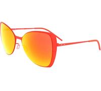 Italia Independent MOD 0204 I THIN METAL 055 ORANGE LED 55/17/140 Lunettes de soleil pour femmes