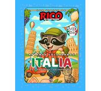Italia - Libro de colorear educativo para niños (5-10 años) | Los Viajes de Rico el Mapache - Volumen 1