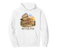 Italia Rome Coucher de Soleil Architecture Antique Art de Voyage Italien Sweat à Capuche