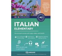 Italian A2 elementary: structured course with app, video, and audio: Learn Italian A2 with dialogues, grammar exercises, audio, and vocabulary. ... Suitable for PLIDA, CILS, and CELI A2 exams.