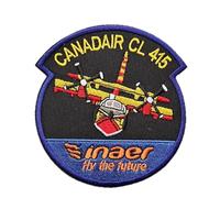 Italian AirForce Patch militaire italien (Canadair CL 415 pompiers)