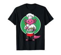 Italian Axolotl Chef Pâtes Cook Spaghetti Italie T-Shirt