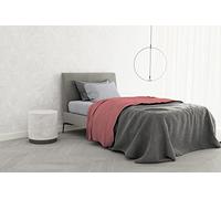 Italian Bed Linen B-CL-TC-1P-32-coral Parure de lit 100% Coton Trendy Chic, Simple, Corail