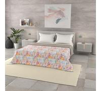 Italian Bed Linen Basic Couette d'été en Microfibre imprimée, Francis, 250x240cm