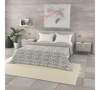 Italian Bed Linen Basic Couette d'été en Microfibre imprimée, Ingrid, 250x240cm