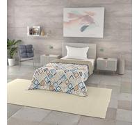 Italian Bed Linen Basic Couette d'été en Microfibre imprimée, Jolly, 160x240cm