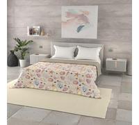 Italian Bed Linen Basic Couette d'été en Microfibre imprimée, Marea, 250x240cm