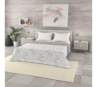 Italian Bed Linen Basic Couette d'été en Microfibre imprimée, Ornato tex, 250x240cm