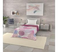 Italian Bed Linen Basic Couette d'été en Microfibre imprimée, Soffioni, 200x240cm