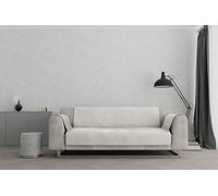 Italian Bed Linen Comfort Housse de canapé, 100% Polyester, Crème, 3 Places
