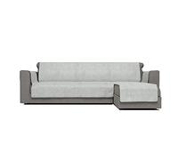 Italian Bed Linen Comfort Housse de canapé antidérapante avec méridienne Gris 240 cm