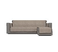 Italian Bed Linen Comfort Housse de canapé antidérapante avec méridienne Marron 240 cm