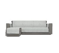 Italian Bed Linen Comfort Housse de canapé antidérapante en Polyester, péninsule Gauche, Gris Clair, 240 cm