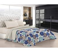 Italian Bed Linen Couette d’été « Fantasy », Microfibre, murrine, 1 Place et Demie