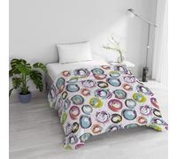 Italian Bed Linen Couette d’Hiver “Basic”, Cerchi Astratti, 200x245 cm