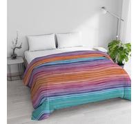 Italian Bed Linen Couette d’Hiver “Basic”, Rainbow, 250x245cm