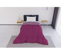 Italian Bed Linen Couette d'hiver Elegant Deux Tons, Fushia/Lilas, 220x260 cm
