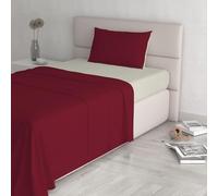 Homemania Ensemble de draps Double - Bordeaux, crème - 150 x 300 cm