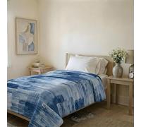 Italian Bed Linen Couvre-lit matelassé d’été Ligne Basic Made in Italy en Microfibre Douce imprimée - Couette Printemps-été mi-Saison - Paint, Simple 160x240 cm