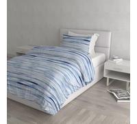 Italian Bed Linen Dafne Parure Housse de Couette imprimée, Microfibre, Blair, Simple