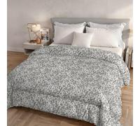 Italian Bed Linen, Édredon d'hiver Karma, sans Repassage | Édredon pour Lit 2 Places 260x260 cm, Garnissage 300 g, Made in Italy, 100 % Microfibre Imprimée, Réversible, Roar