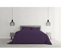Italian Bed Linen Elegant CP-EL-VIOLA-2PST Housse de Couette Set,Pourpre,Double, Microfibre