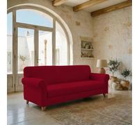Italian Bed Linen “Fashionable” Housse de canapé, Bordeaux, 4 Places