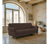 Italian Bed Linen “ Fashionable” Housse de canapé, Coton, Marron, 4 Places