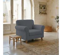 Italian Bed Linen “ Fashionable” Housse de canapé, Gris foncé, 1 Place
