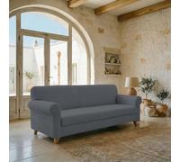 Italian Bed Linen “ Fashionable” Housse de canapé, Polyester, Gris foncé, 4 Places