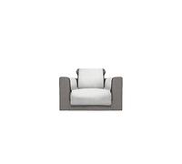 Italian Bed Linen Housse de canapé Anti-dérapante Confort 1 Place Blanc
