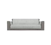 Italian Bed Linen Housse de canapé antidérapante en Polyester Gris Clair pour Canapé Standard de 4 places