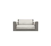 Italian Bed Linen Housse de canapé antidérapante et Confortable 2 Places crème