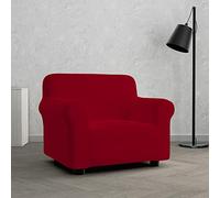 Italian Bed Linen Housse de canapé élastique Dahlia, Bordeaux, 1 Place