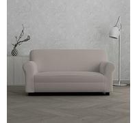 Italian Bed Linen Housse de canapé “Leslie”, 95% Polyester + 5% élastomètre, Gris Tourterelle, 2 Places