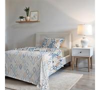 Italian Bed Linen Love Lines, Parure de Lit “Fashion”, Microfibre, Jolly, 1 Place