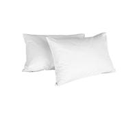 Homemania Taies d'oreillers Simple - Blanc - 52 x 0,5 x 82 cm Blanc