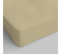 Italian Bed Linen Max Color Drap-Housse, 100 % Coton, Tourterelle, 1 Place