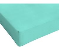 Homemania Feuille avec coins Simple - Vert - 90 x 200 cm