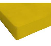 Italian Bed Linen Max Color Drap-Housse, Moutarde, 2 Places Maxi